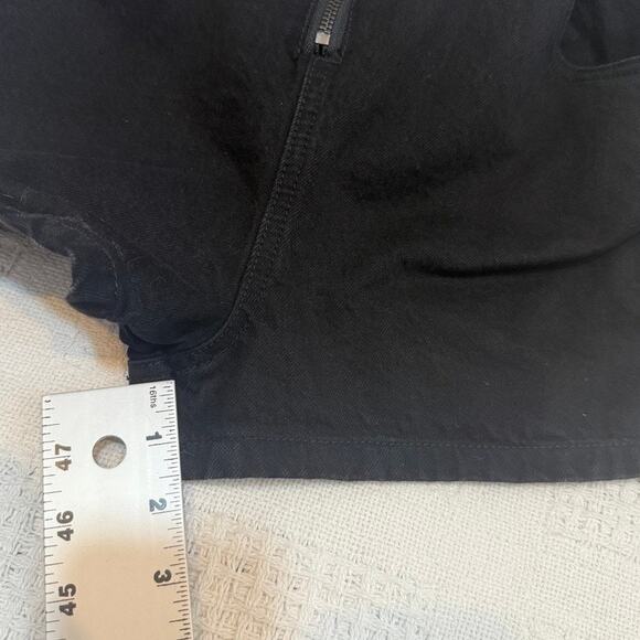 Killstar medium gothic Dean denim overalls bib shorts SH 3008 - Picture 4 of 10